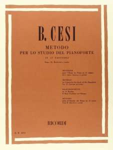 Ricordi Cesi Metodo per lo Studio del Pianoforte Fasc. 2
