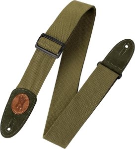 Levy's MSSC8-GRN Tracolla in cotone Green 2"