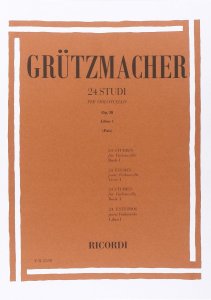 Ricordi Grützmacher 24 Studi per Violoncello Op. 38 Libro I