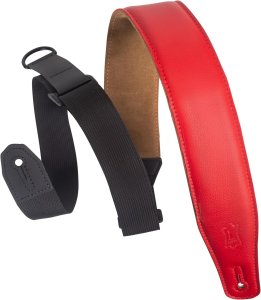 Levy's MRHGS-RED Tracolla in pelle Right Height Red 2 1/2"