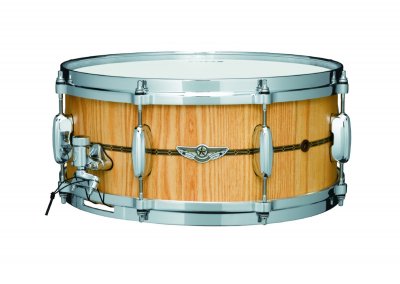 Tama Tva146s-oas star stave ash - 14"x6" - finitura oiled natural ash con intarsio in legno