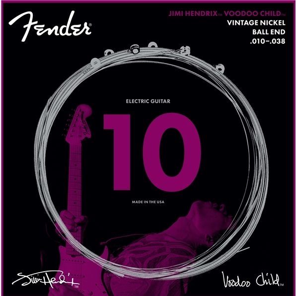 Fender Muta Jimi Hendrix Voodoo Child 10-38 Per Chitarra Elettrica