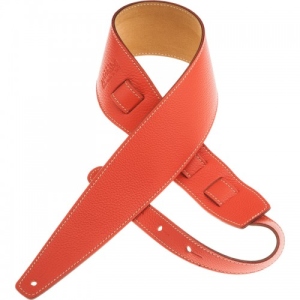 Magrabo Leather Guitar and Bass Strap Holes HS Colors Salmon 6 cm