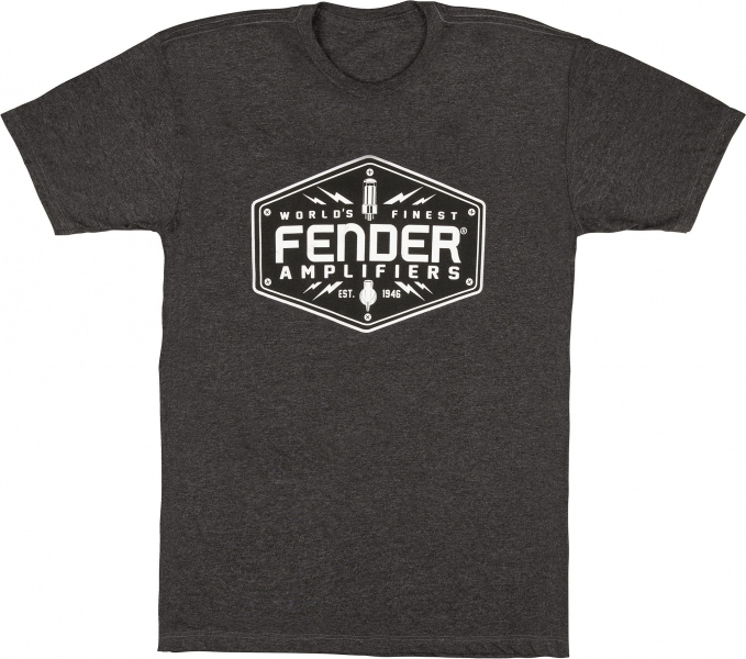 Fender T-Shirt Amplifiers Dark Grey Medium