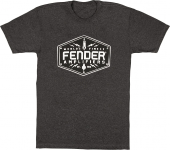 Fender T-Shirt Amplifiers Dark Grey Medium