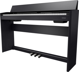 Roland F701 CB Pianoforte Digitale con stand Charcoal Black