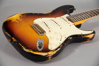 Fender custom shop 1960 Stratocaster Heavy Relic Faded Aged 3 Color Sunburst