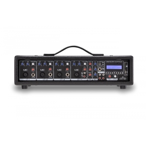 Soundsation Mixer Amplificato 6 Canali da 200+200W con Effetti MP3 e BT
