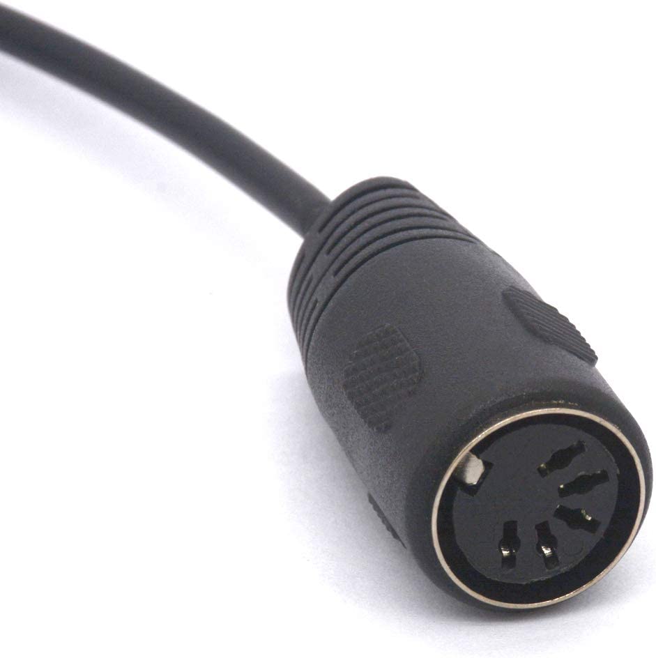 Quik Lok Cavo Adattatore Mini Jack TRS 3.5 e Midi DIN 5 Poli Femmina