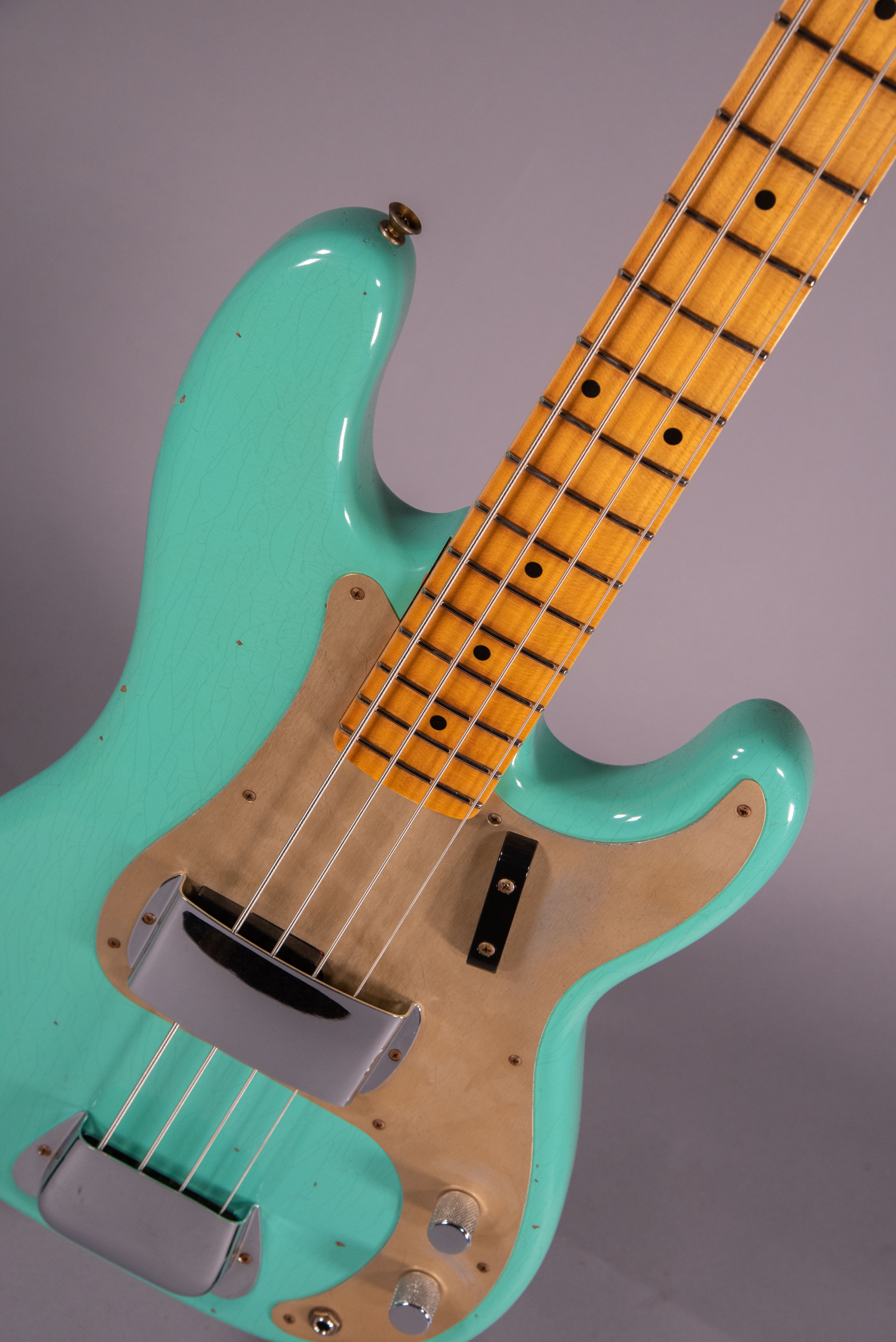 Fender Custom Shop 1959 Journeyman Relic Precision Bass Faded Aged Seafoam Green