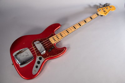 Fender Custom Shop 1968 Jazz Bass Journeyman Relic Mn Aged Candy Apple Red