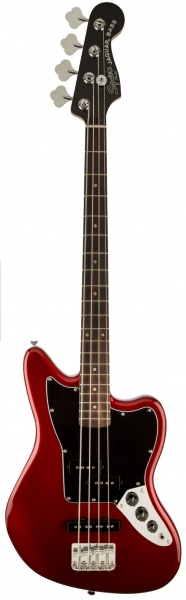 Squier Vintage Modified Jaguar Bass Candy Apple Red Short Scale