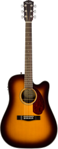 Fender Cd140Sce Sunburst With Case
