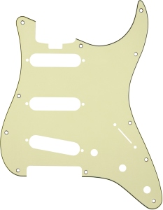 Fender Elite Strat Sss Pickguard Mint Green 3 Ply