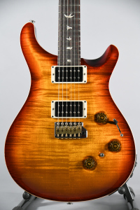 PRS Custom 24 Piezo Pattern Thin Dark Cherry Burst