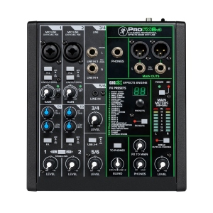 Mackie Profx6V3 Mixer 6 Canali Con Scheda Audio Usb