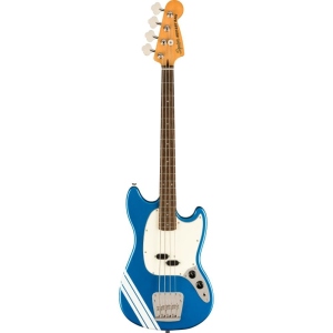 Squier Classic Vibe 60 Competition Mustang Bass Lake Placid Blue with Stripes