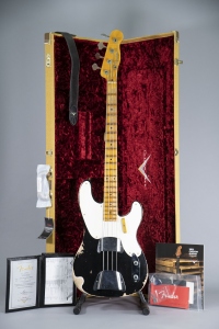 Fender Custom Shop Ltd21 51 Precision Bass Heavy Relic Aged Black