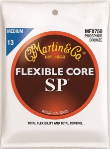 Martin Muta Per Chitarra Acustica Mfx750 Flexible Core Medium 13-56 Phosp.Bronze