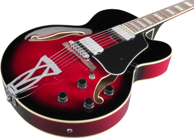 Ibanez Af75 Transparent Red Sunburst