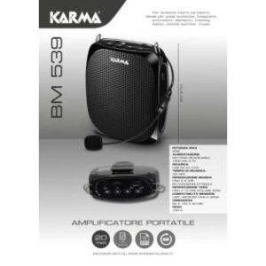 Karma Bm539 Diffusore Da Cintura 20W Ad Archetto