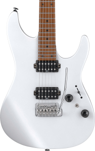 Ibanez Az2402-Pwf White Con Case Chitarra Elettrica