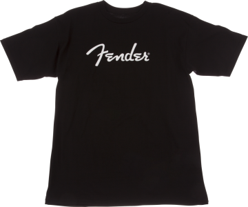 Fender Spaghetti Logo T-Shirt Black Large