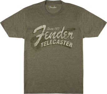 Fender T-Shirt Fender Since 1951 Telecaster Military Heather Green Large