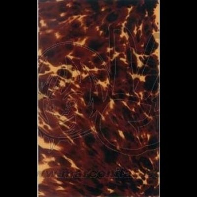 hosco F-PGT4 - Foglio adesivo per battipenna per chitarra acustica -  Conchiglia marrone scuro
