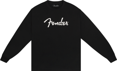 Fender Spaghetti Logo Long-Sleeve T-shirt Black Large