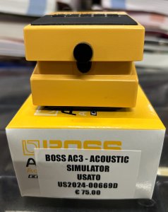 boss ac-3 acoustic simulator usato