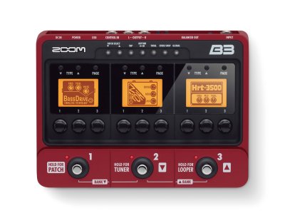 ZOOM B3 PEDALE EFFETTO MULTIEFFETTO PER BASSO