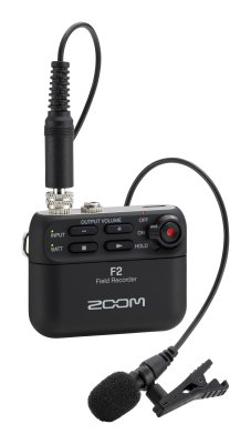 Zoom F2  Field Recorder Con Microfono Lavalier