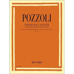 Ricordi Pozzoli Solfeggi Cantati con Accompagnamento di Pianoforte II Corso