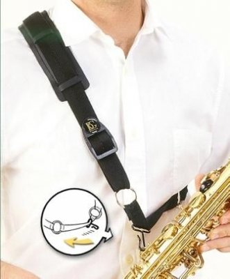 BG S03M COLLARE SPALLIERA XL SASSOFONO SAX ALTO/TENORE/BARITONO