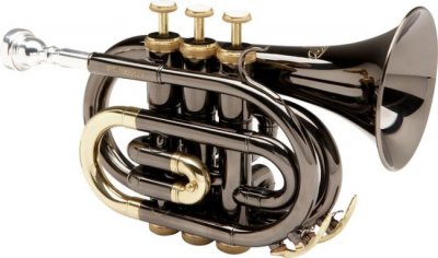 J. Michael Tr400 Pocket Trumpet Black