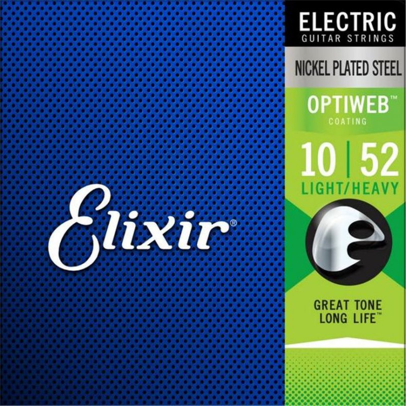 Elixir 19077 Optiweb Nickel Plated Steel Muta 10 52 Per Elettrica