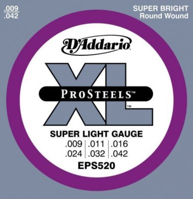 D'Addario Eps 520  Muta Super Light 9-42