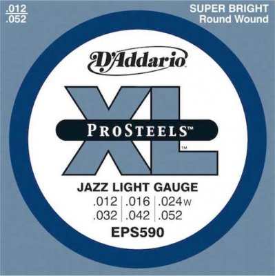 D'Addario Eps 590  Muta Jazz Light 12-52