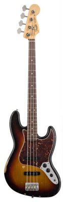 FENDER JAZZ BASS ROAD WORN 3 COLORS SUNBURST MEXICO