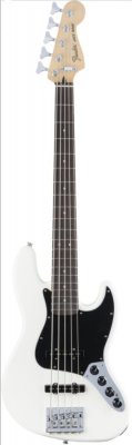 Fender Deluxe Active Jazz Bass V Olympic White