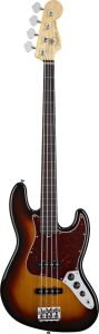 Fender American Standard Jazz Bass Fretless 3 Tone Burst