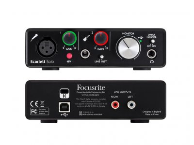 Внешняя звуковая карта focusrite solo