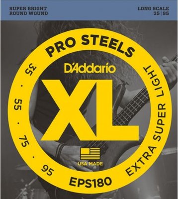 D'Addario Eps180 Long Scale 35-95 Extra Super Light
