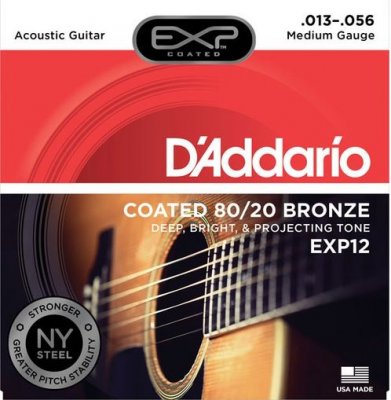 D'Addario Exp12 Coated 013/056 Medium