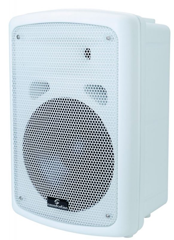 Soundsation Spwm08P-Wh Diffusore Bianco Con Staffa