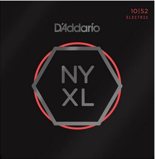 D'Addario Nickel Wound Lite Top Heavy Bottom 10-52