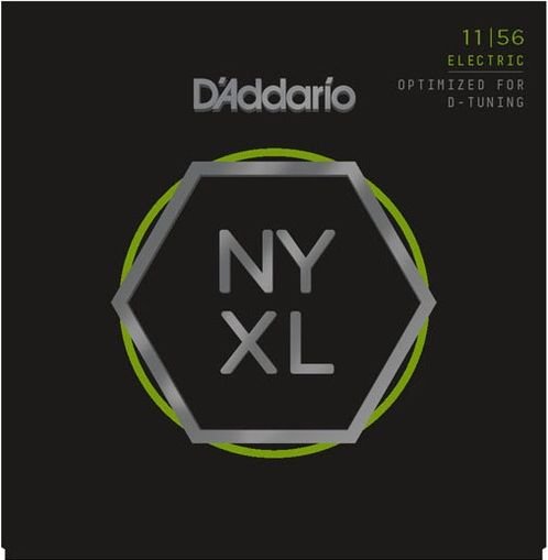 D'Addario Nyxl1156 Nickel Medium Top Extra Heavy Bottom 11-56