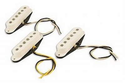 Kent Armstrong Rg-57Stal5 Rory Gallagher 1957 Strato Pickup Set White