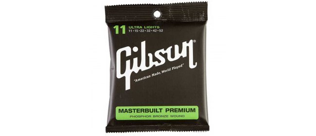 Gibson Sag-Mb11 Masterbuilt Phosphor Bronze 11-52 Corde Per Acustica